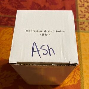 16oz frosting straight tumbler
